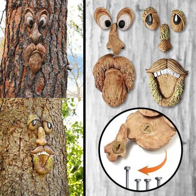 Dekoracion kopshti, plaku i qeshur | SKULPTURË.