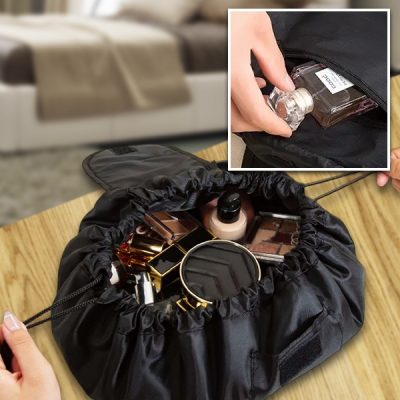 Çantë portative për grim me litar tërheqës | GLAMSY