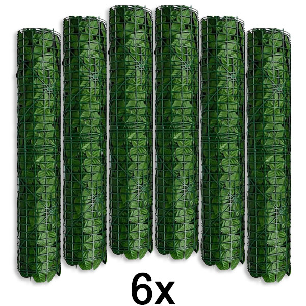 6x Paneli privatësor me gjethe artificiale | LEAFPANEL