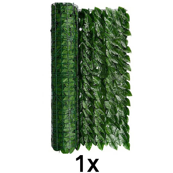 1x Paneli privatësor me gjethe artificiale | LEAFPANEL